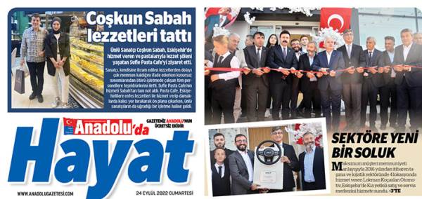 Anadolu'da Hayat ekimizde bu hafta