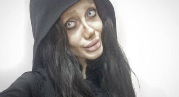 Angelina Jolie'ye benzemek için servet harcadı