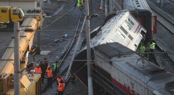 Ankara'da tren kazası