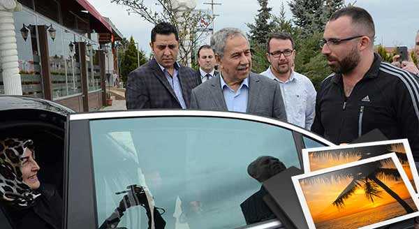 ARINÇ ESKİŞEHİR'DE MOLA VERDİ