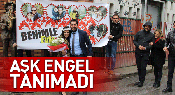 Aşk engel tanımadı...