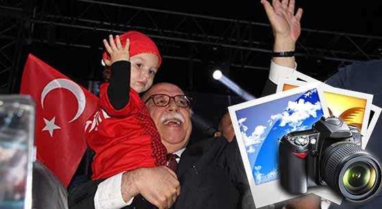 Avcı Eskişehir'de demokrasi nöbetinde