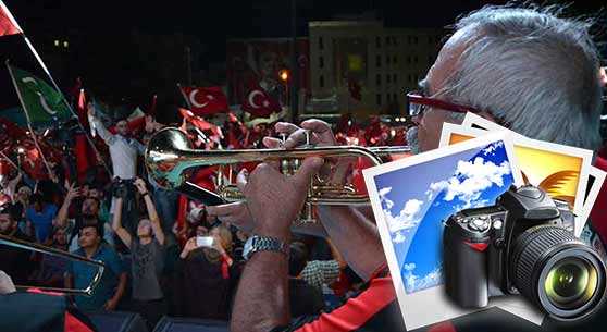 Bando Es Es'ten demokrasi nöbetine destek