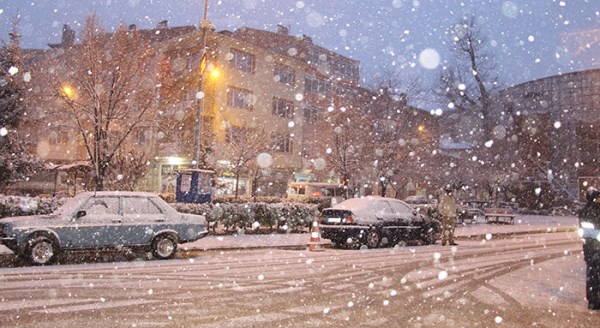 Bilecik'ten kar manzaraları