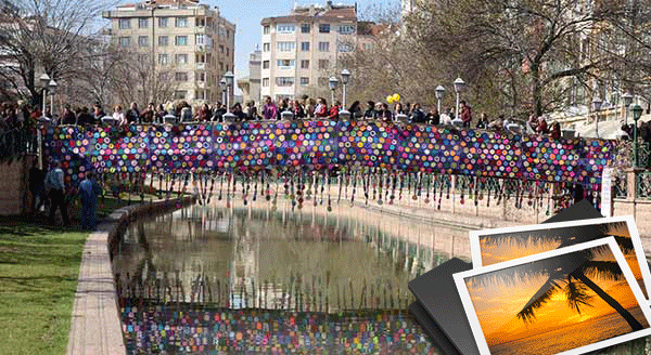 BİN 500 METRE MOTİFLE SÜSLEDİLER