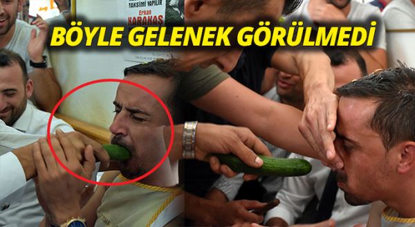 Böyle düğün geleneği görmediniz!