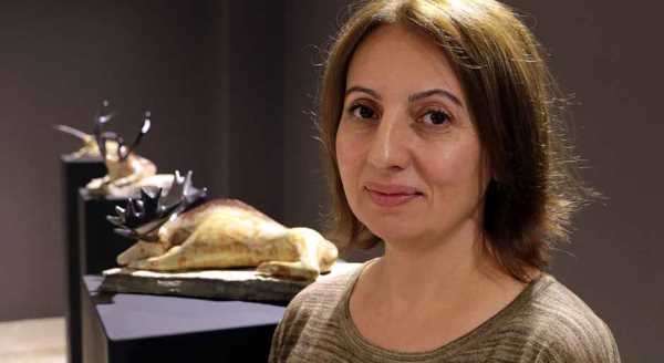 Boynuz avcılığına sergi ile tepki gösterdi