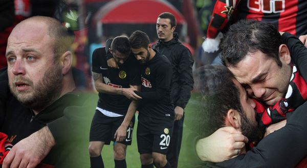 Bu gözyaşları Eskişehirspor için