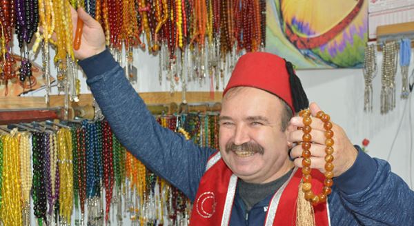 Bu tespihler 5 bin yıllık malzemeden yapılıyor 