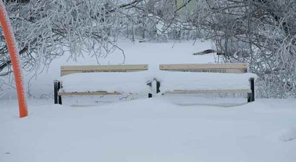 Burası Eskişehir! Kar kalınlığı yarım metre...