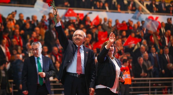 CHP kurultayından fotoğraflar