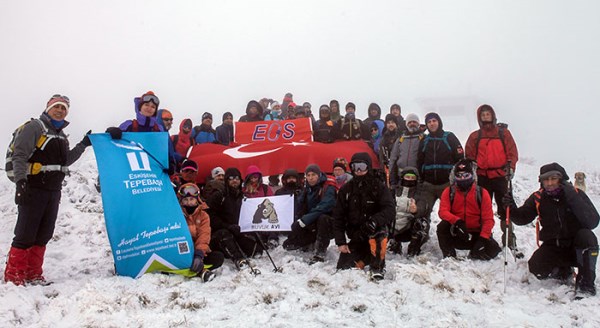 Dağcılardan Sarıkamış yürüyüşü