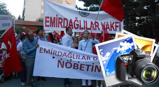 Demokrasi yürüyüşüne binlerce kişi katıldı