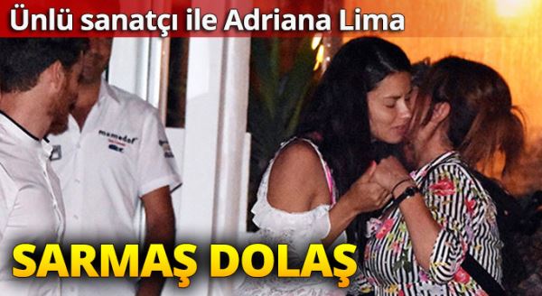 Deniz Seki ve Adriana Lima sarmaş dolaş