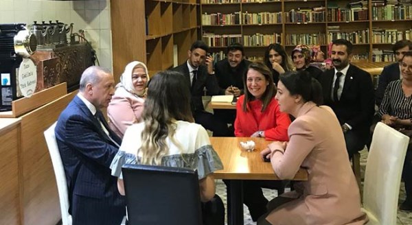 Erdoğan, Millet Kıraathanesi’nde