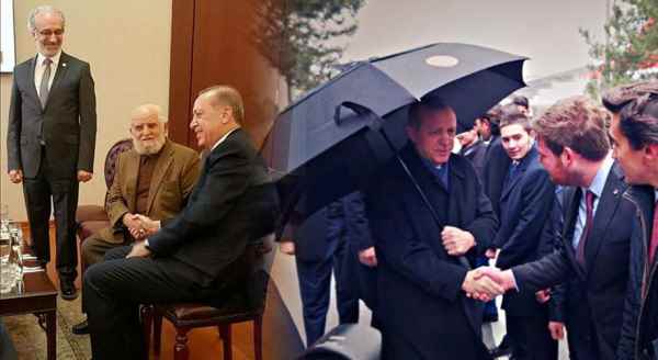 Erdoğan ziyaretinden 'resmi olmayan' kareler!