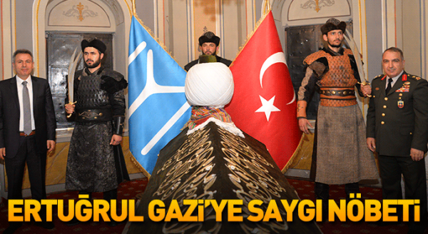 Ertuğrul Gazi'ye saygı nöbeti