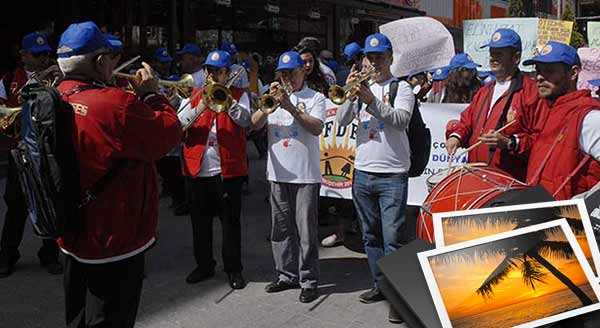 ES ES BANDO’NUN MARŞLARI EŞLİĞİNDE