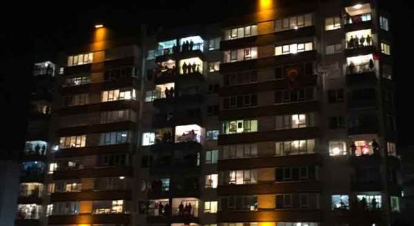 Eskişehir balkonlara akın etti