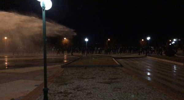 Eskişehir Basket - Beşiktaş maçında olay! TOMA, biber gazı...