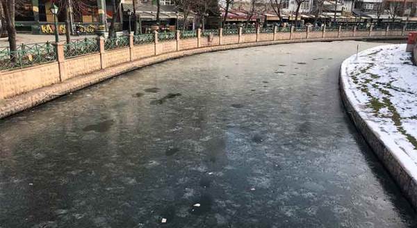 Eskişehir buz kesti, Porsuk dondu