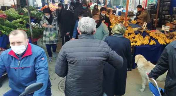 Eskişehir'de "tedbirsiz" görüntüler!