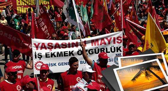 ESKİŞEHİR'DE 1 MAYIS COŞKUSU