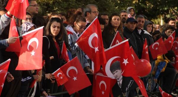 Eskişehir'de 29 Ekim Cumhuriyet Bayramı töreni