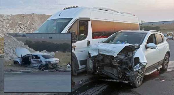 Eskişehir'de 3 araç birbirine girdi, feci şekilde can verdi!