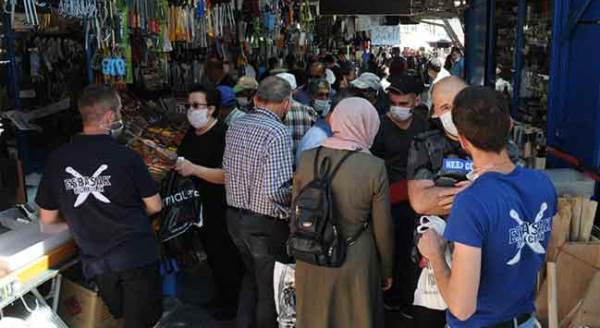 Eskişehir'de Bayram sabahı orada şaşırtan yoğunluk
