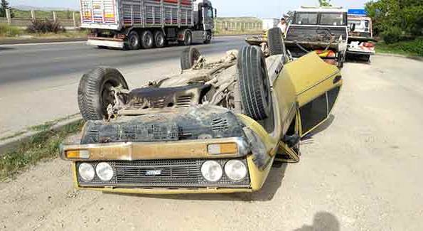 Eskişehir'de bir garip kaza!