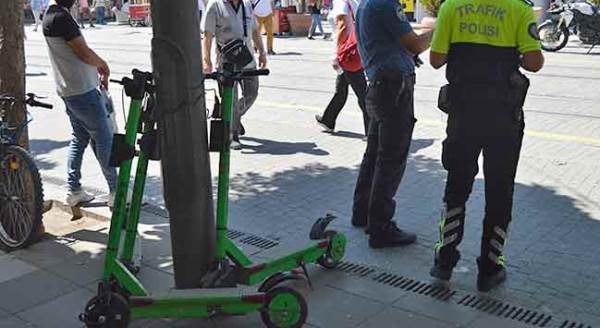 Eskişehir'de çarşı ortasında kaza!