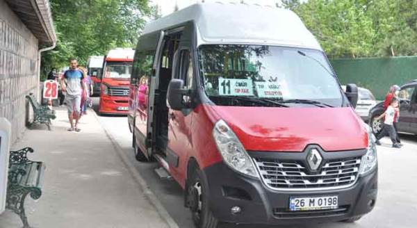Eskişehir'de dolmuşçular çaresiz