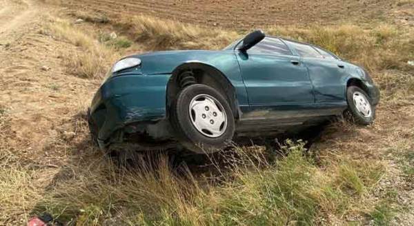 Eskişehir'de feci kaza: İçinde 4 kişi ile şarampole yuvarlandı!