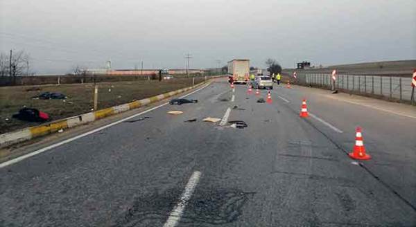 Eskişehir'de feci kaza: Takla atan araçtan fırlayıp...