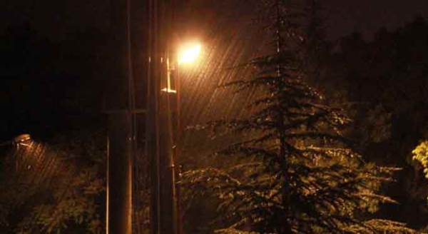 Eskişehir'de fırtınalı gece!