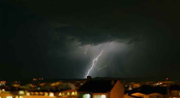 Eskişehir'de gece yarısı görsel şölen