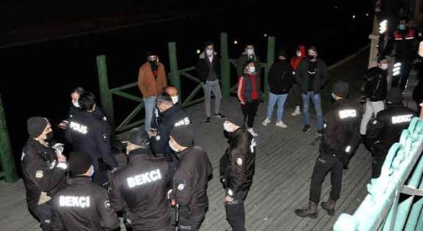 Eskişehir'de gençlerin o hareketine polis müdahalesi