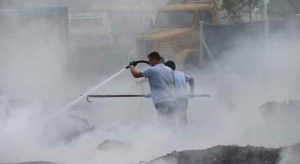 Eskişehir'de gökyüzünü karartan yangın!