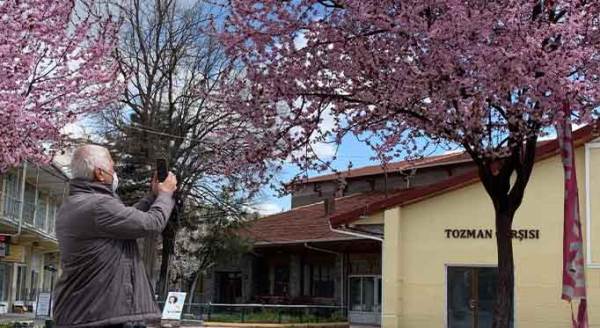 Eskişehir'de görenleri hayran bırakan manzara 