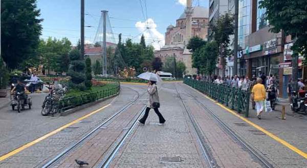 Eskişehir'de Haziran ayında alışılmadık görüntüler!