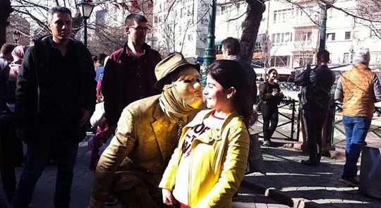 Eskişehir'de heykeller canlandı