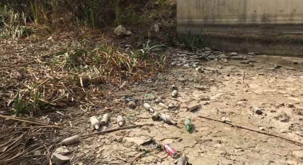 Eskişehir'de iğrenç görüntüler sular çekilince ortaya çıktı