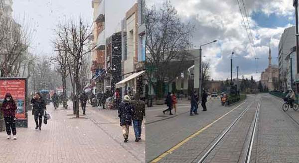 Eskişehir'de kararsız hava şaşkınlığı!