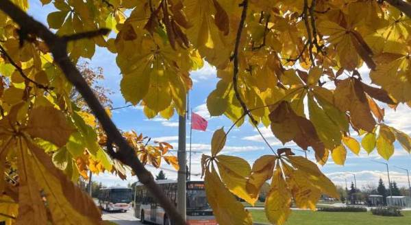 Eskişehir'de keyifli sonbahar görüntüleri