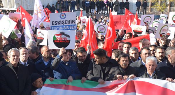 Eskişehir'de Kudüs eylemi