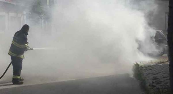 Eskişehir'de nefesleri kesen anlar! Alev alev yandı...