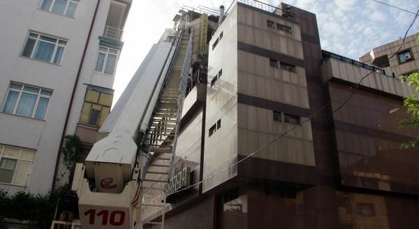 Eskişehir'de otelde çıkan yangın korkuttu