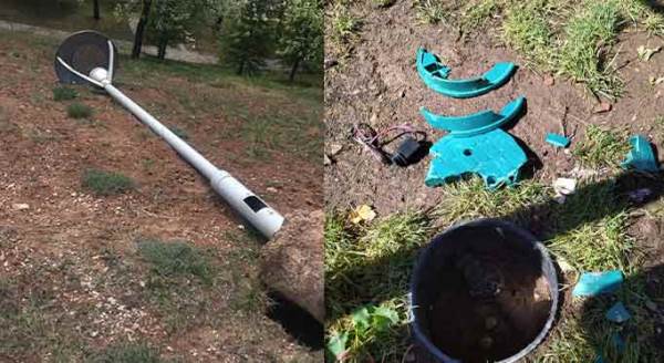 Eskişehir'de parklara çirkin saldırı!