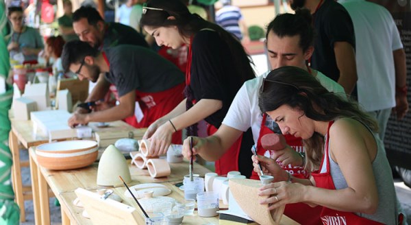 Eskişehir'de seramik pişirim çalıştayı başladı